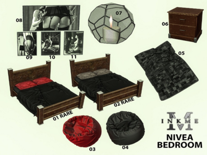 01 ::InkMe:: Nivea Bedroom RARE