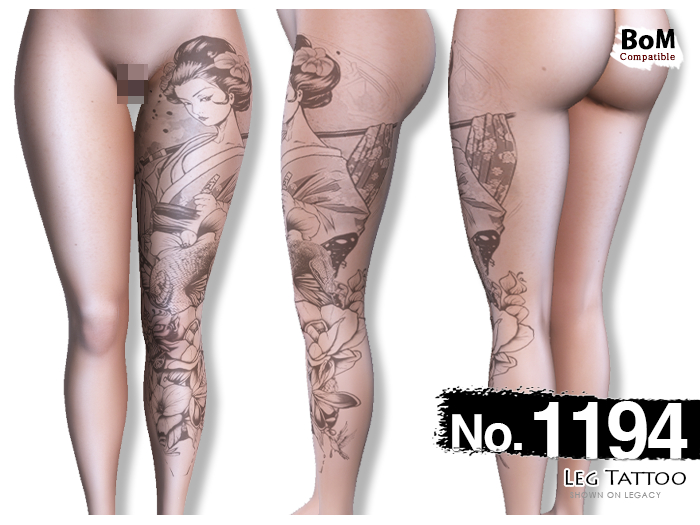 (Leg Tattoo) No.1194