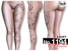 (Leg Tattoo) No.1194 Light