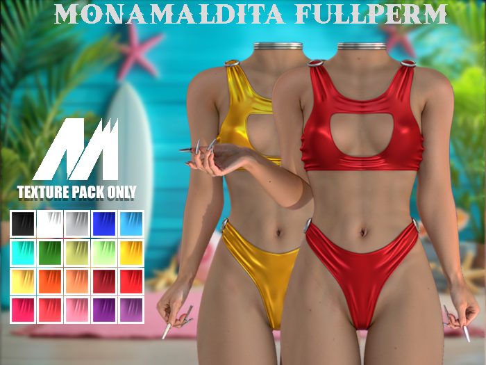 161 - MONAMALDITA - Texture Silk - Bikini