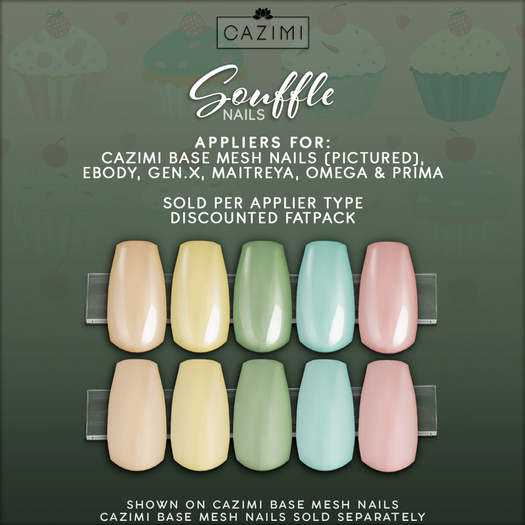 :CAZIMI: Souffle Nails - Mesh & Applier