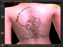 CoCo Store -  Tattoo Stars up Girl [BOM]