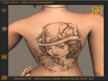 CoCo Store - Tattoo Girl Smoking [BOM]