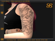 CoCo Store - Tattoo sparrows on arm [BOM]