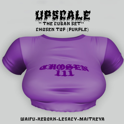 {UPSCALE} "The Cuban Set" Top (purple)