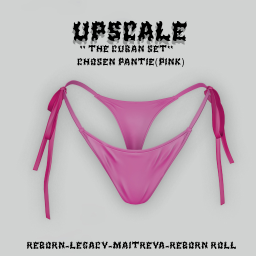 {UPSCALE} "The Cuban Set" Pantie (pink)