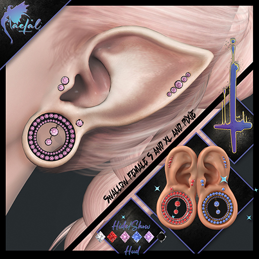 FaeTal- Ear 19 - Swallow S,XL & Pixie  Female