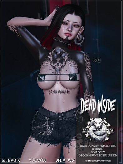[SCALETTA] Dead Inside Tattoo