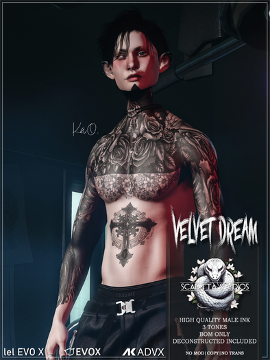 [SCALETTA] Velvet Dream Tattoo