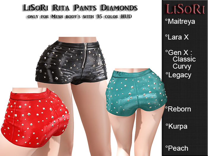 LiSoRi Rita Pants Diamonds