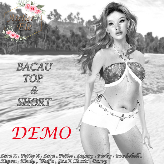 {AE} [ DEMO ]  BACAU TOP & SHORTS