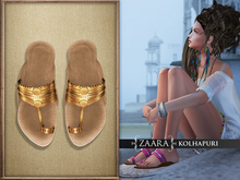 {Zaara} Kolhapuri sandals *gold*