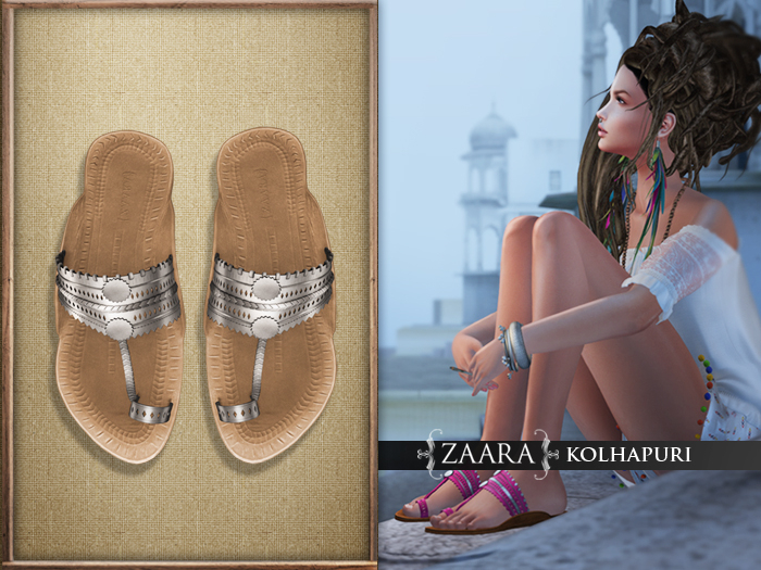 {Zaara} Kolhapuri sandals *silver*