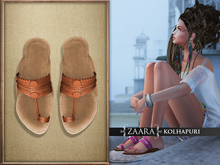 {Zaara} Kolhapuri sandals *tan*