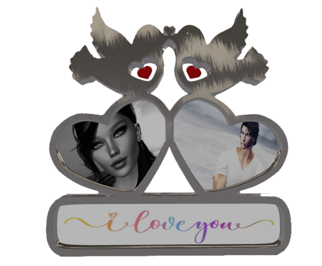 LBB - 2 Hearts Photo Frame