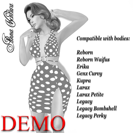 A.V _Dress with open back_ Ireni__DEMO