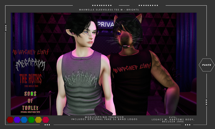 PHASE - Maxwell Tee M - Brights
