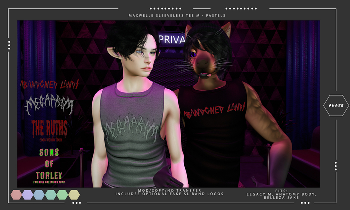 PHASE - Maxwell Tee M - Pastels