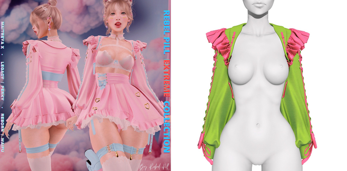 Rebelpill - Extreme Collection Jacket Lime