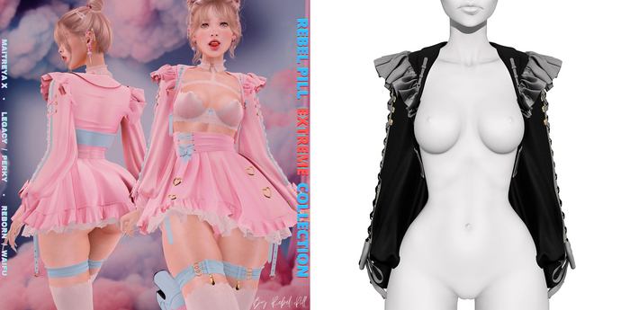 Rebelpill - Extreme Collection Jacket Onyx