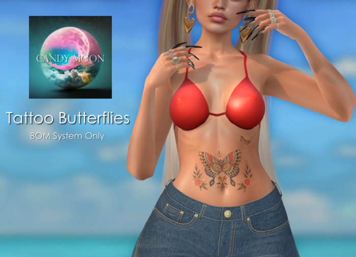 Candy Moon - Tattoo Butterflies (BOM)