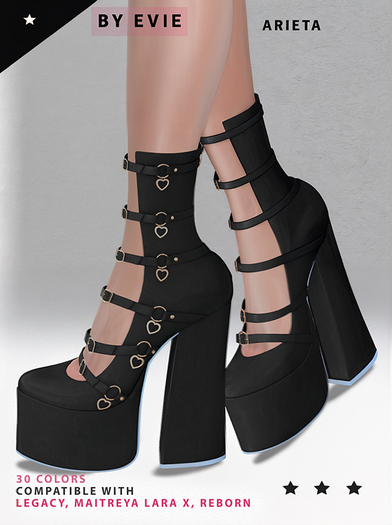 Cryucci ARIETA HEELS FATPACK