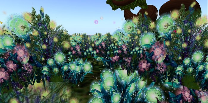 FREE GIFT! Freebie! WHIMSY MYSTICAL BLUE PINK YELLOW FLOWERS COLLECTION 1