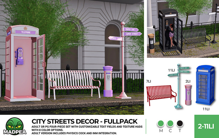 MadPea City Streets Decor Fullpack PG