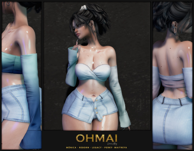 Ohmai Unpack - Monica White Set