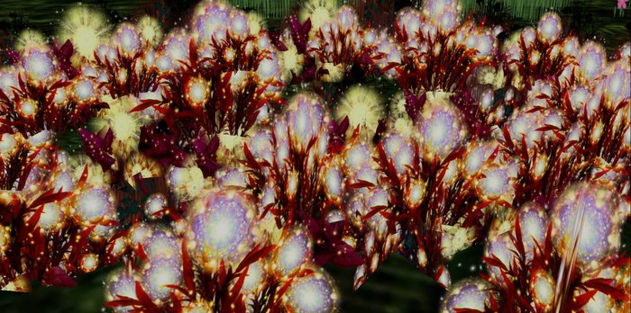 ALMOST FREE! WHIMSY MYSTICAL CREAMY SPARKLE FLOWERS COLLECTION 1