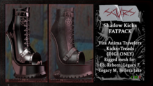 .:SCARS:. Shadow Kicks Boots (FATPACK)