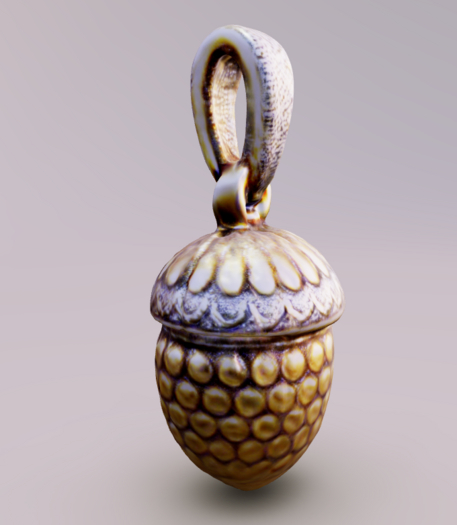 Gold Acorn Necklace