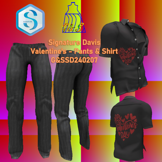 Signature Davis_Pants&Shirt_G&SSD240207