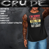 I'm Sorry. Did I Roll My Eyes Out Loud Men's T-Shirt (MT3) <Wear Me>