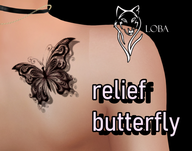 relief butterfly