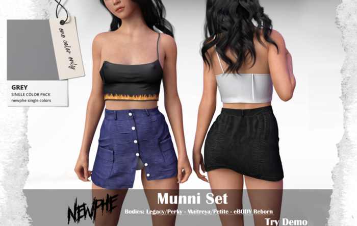 Newphe - Munni Top - Gray