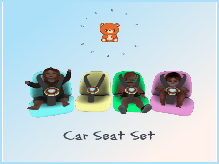 .:SB:. Car Seat Blue