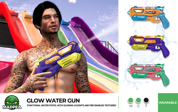 MadPea Glow Water Gun