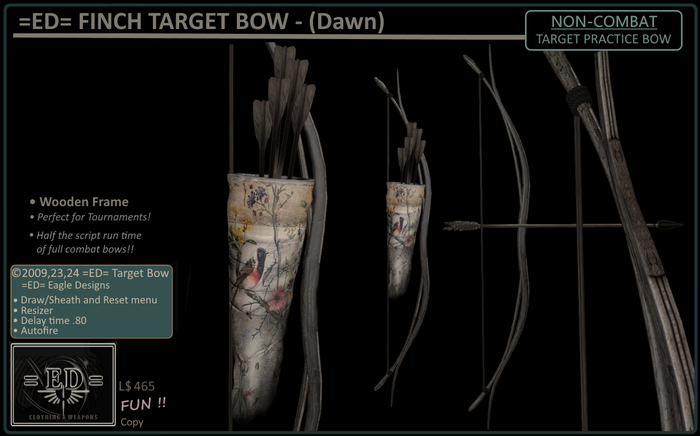 =ED= FINCH TARGET BOW -[Dawn] - [=]