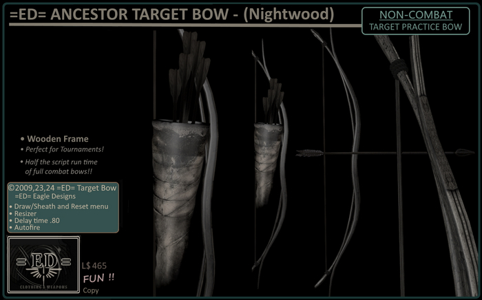=ED= ANCESTOR TARGET BOW -[Nightwood] - [=]
