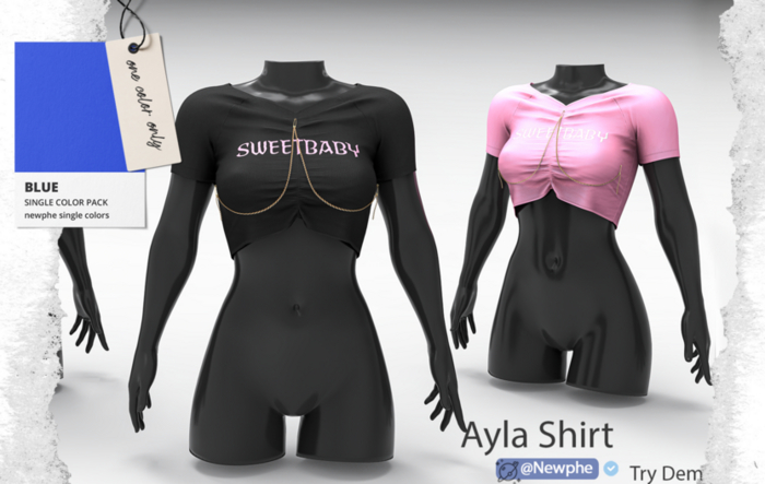 Newphe - Ayla Shirt - Blue
