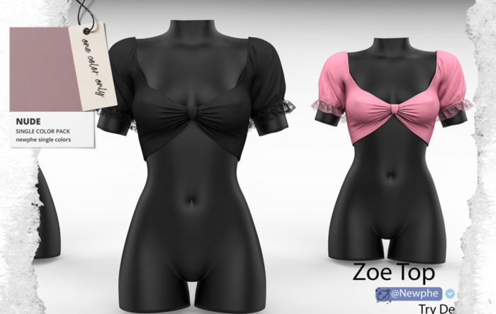 Newphe - Zoe Top - Nude