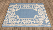 Blue Rooster Area Rug
