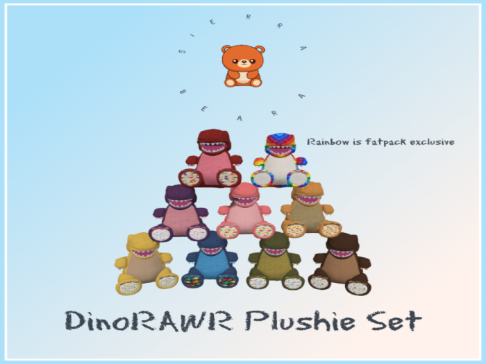 .:SB:. DinoRawr Plush Red