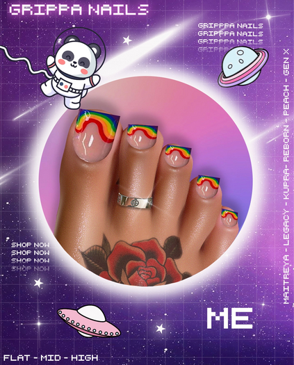 Grippa Pedi:: Me Set