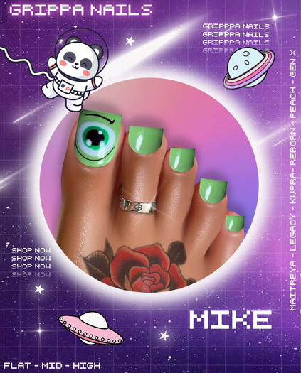 Grippa Pedi:: Mike Set