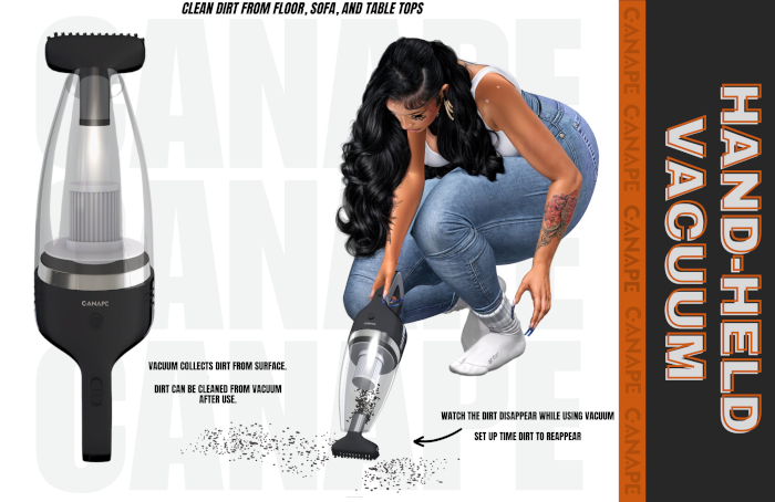 [Canape] Hand-Held Vacuum V1 - FATPACK