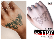(Hand Tattoo) No.1197 Light