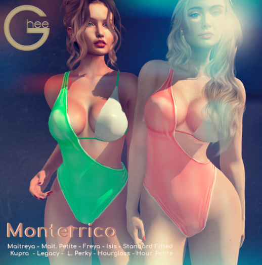 Ghee - Monterrico swimsuit peach - BAG (add)