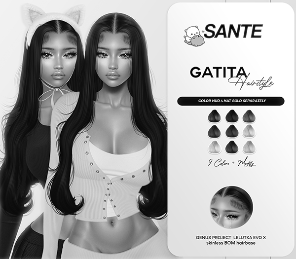 Sante - "Gatita" Hairstyle Demo